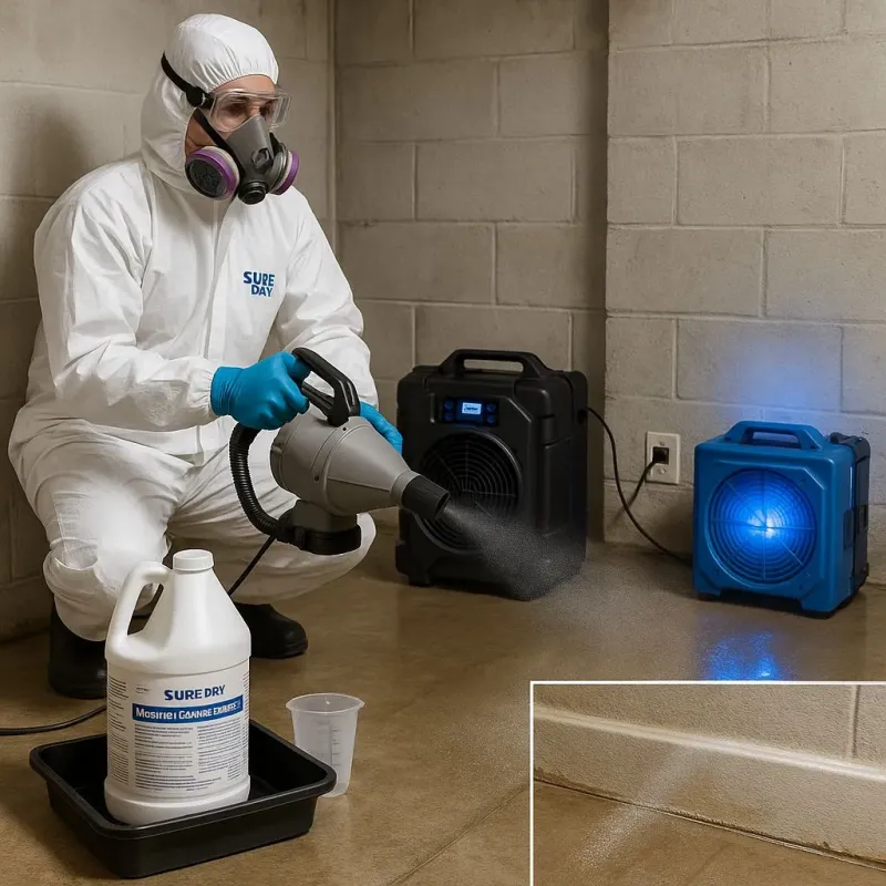 Sanitization and Odor Removal process in Dupo, IL