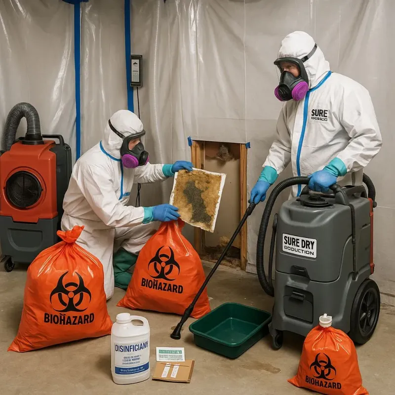 Contaminated Water Handling Protocols process in Dupo, IL