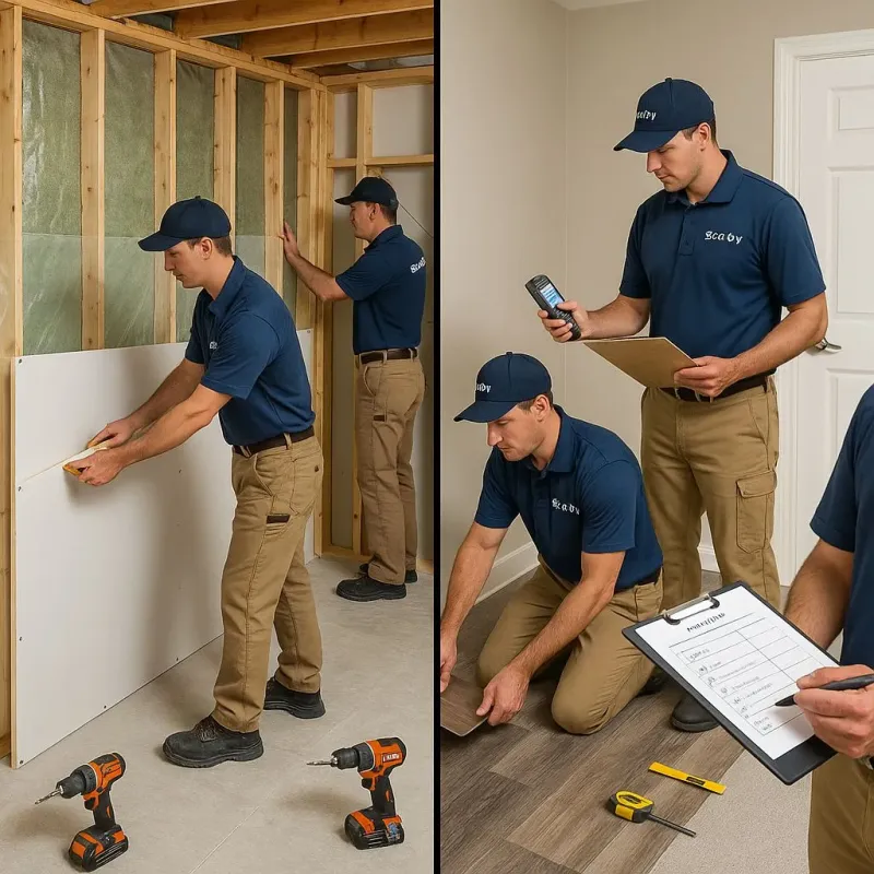 Repairs and Reconstruction process in Dupo, IL